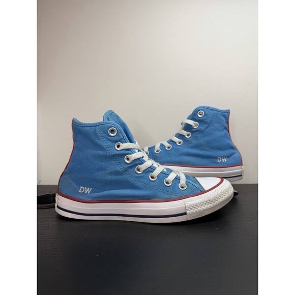 Converse CTAS High Top Blu Canvas Shoes Blue Men’s 4 Wo 6 - Picture 2 of 9